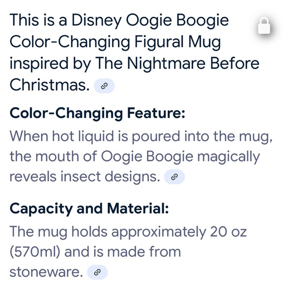 Disney Oogie Boogie Color-Changing Mug- The Nightmare Before Christmas 20oz - Picture 3 of 8